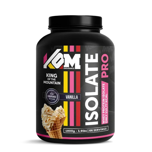 Kom Endurance Protein Sports Nutrition, 1,8kg d'isolat de protéines aromatisé à la vanille en bidon