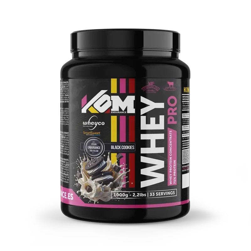 Kom Endurance Proteins Sports Nutrition, protéine de lactosérum 1kg pot 1kg saveur oreo