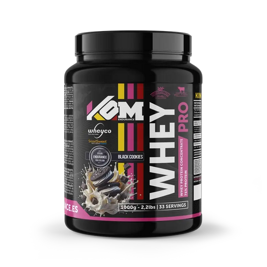 Kom Endurance Proteins Sports Nutrition, protéine de lactosérum 1kg pot 1kg saveur oreo