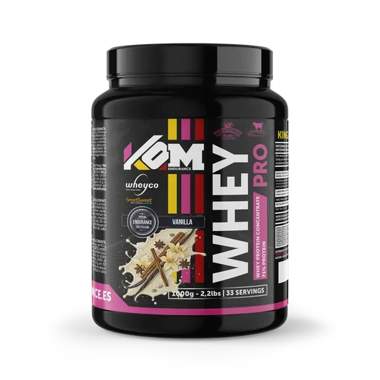 Kom Endurance Proteins Sports Nutrition, boîte de 1kg de protéines de lactosérum à la vanille