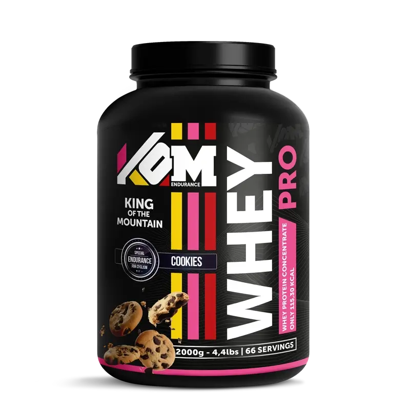 Kom Endurance Protein Sports Nutrition , whey protein 2kg canister cookies flavour