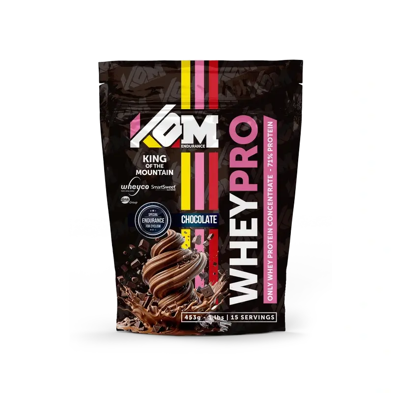 Kom Endurance Proteins Sports Nutrition, sachet de protéines de lactosérum 453 g goût chocolat