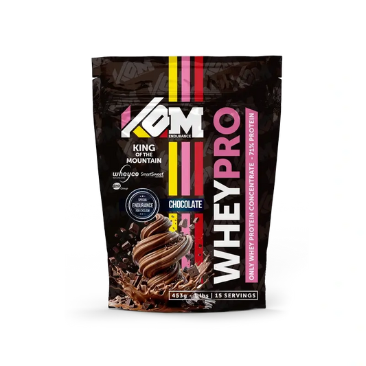Kom Endurance Proteins Sports Nutrition, sachet de protéines de lactosérum 453 g goût chocolat