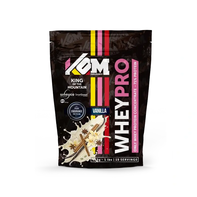 Kom Endurance Proteins Sports Nutrition, sachet de protéines de lactosérum 453 g vanille