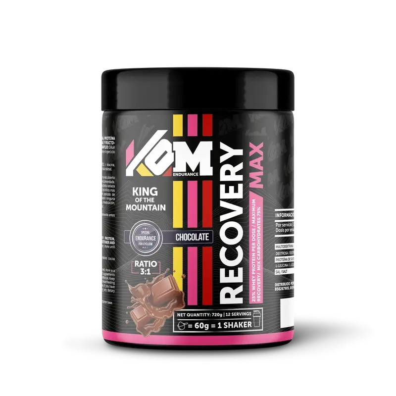 Kom Endurance Recuperator Sports Nutrition, 720g Boîte de récupération au chocolat