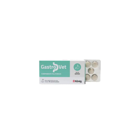 Konig Gastrovet, 30 comprimés