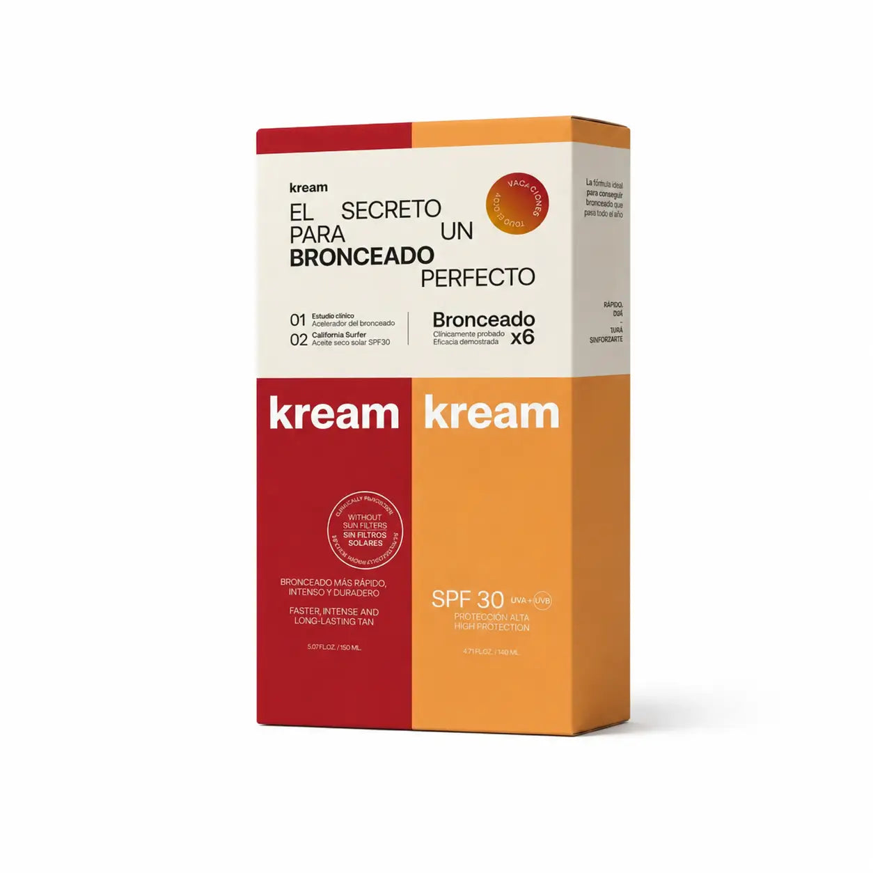 Kream Protector - Accelerator - Blacky Pack - Bloody Mary 150 Ml + California Surfer Spf 30 200 Ml