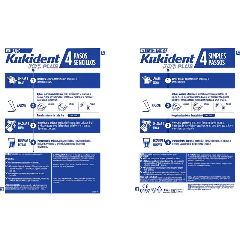 Kukident Pro Plus Fermeté à mâcher, 57 Gr
