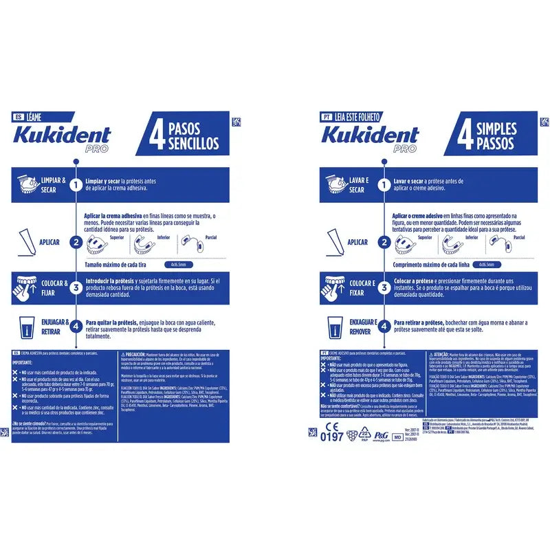 Kukident Pro Complete Neutral Adhesive Cream Prosthesis 47 G