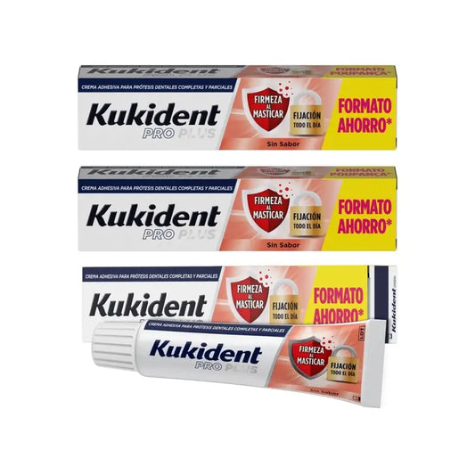 Kukident Triplo Pro Plus Fermeté à la mastication, 3 X 57 Gr