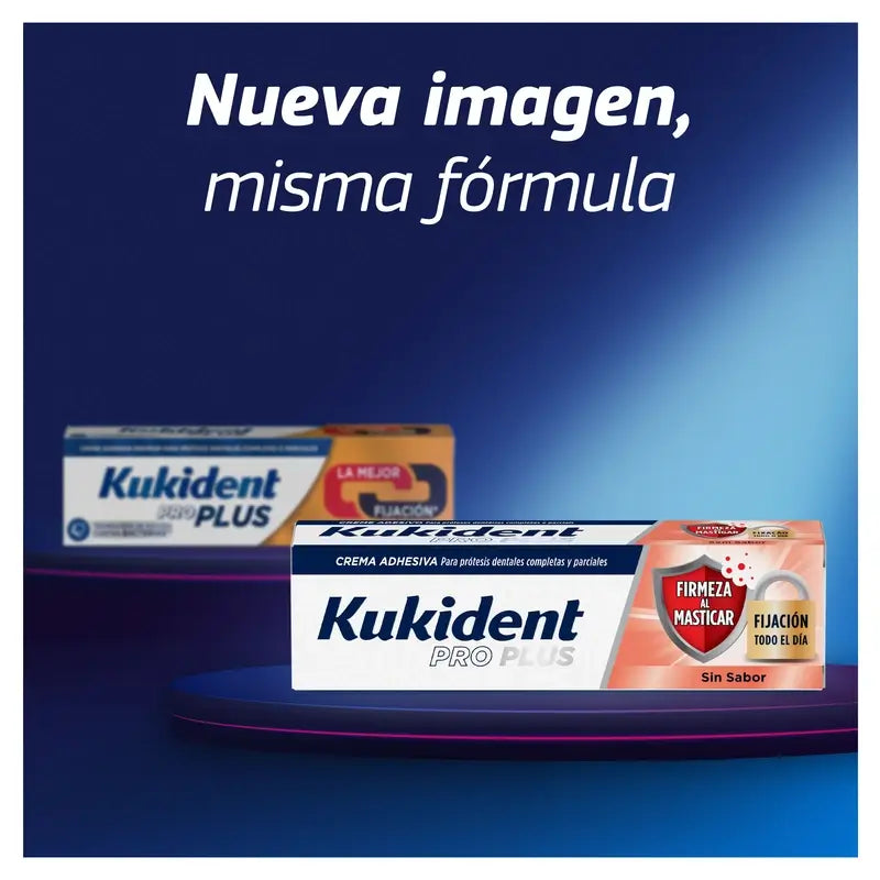 Kukident Triplo Pro Plus Fermeté à la mastication, 3 X 57 Gr