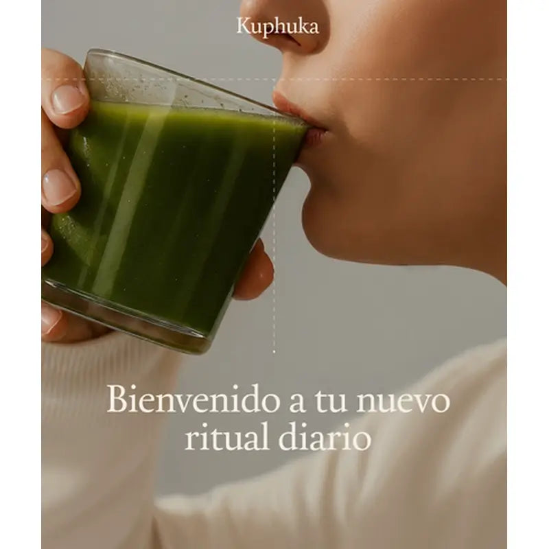 Supplément nutritionnel Kuphuka Greens 100% naturel et holistique Pomme et Vanille, 411 grammes