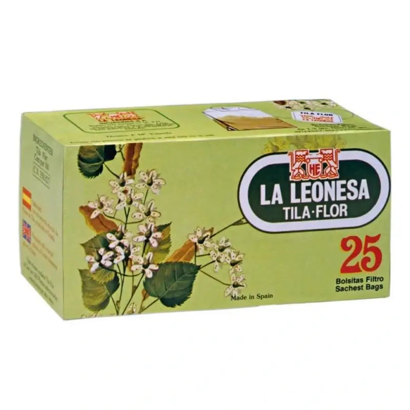 La Leonesa Tila Flor, 25 infusions en forme de pyramide