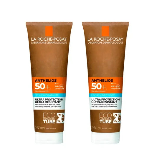 La Roche Posay Anthelios Lait Hydratant Eco-Durable Spf 50+, 2X250 Ml