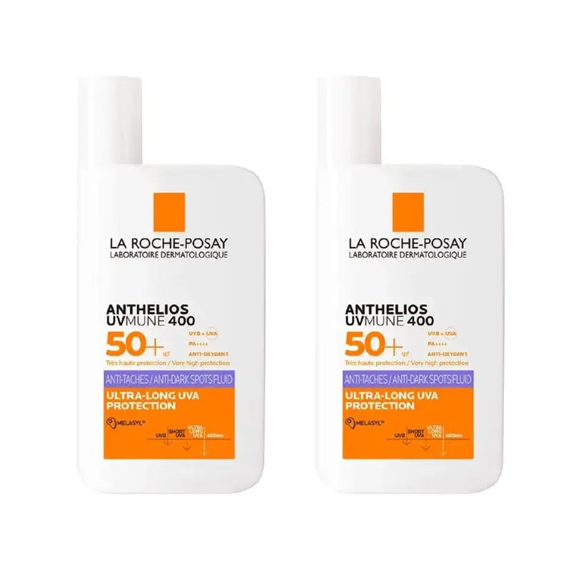 La Roche Posay Uvmune 400 Fluide anti-imperfections Spf50+ , 2X50 Ml
