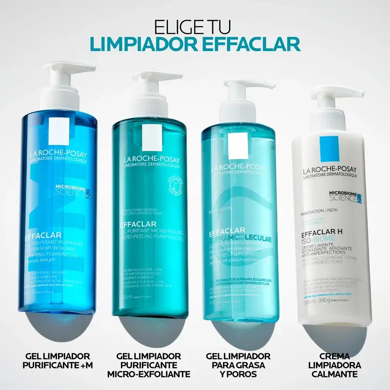 Gel nettoyant Effaclar Supramolecular de La Roche-Posay, 400 ml
