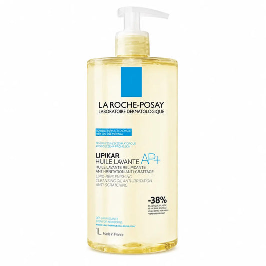 La Roche Posay Lipikar Oil Washing Ap+ Body Cleanser Anti Irritation For Atopic Skin , 1000 ml