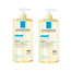La Roche Posay Lipikar Oil Wash Ap+ Body Cleanser Anti Irritation For Atopic Skin , Pack 2 x 1000 ml