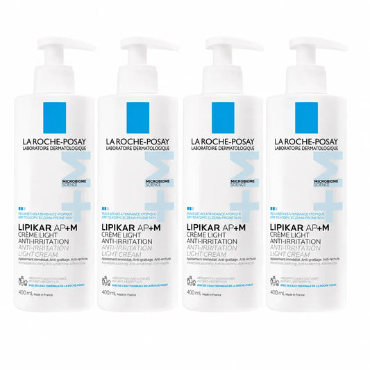 La Roche Posay Lipikar Baume Ap+M, Pack 4 x 400 ml