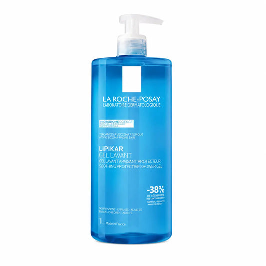 La Roche Posay Lipikar Gel douche physiologique pour peaux sensibles et sèches , 1000 ml