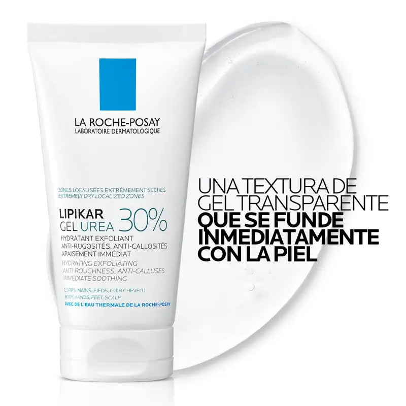 La Roche Posay Lipikar Urea Gel 30% - Gel hydratant à l'urée, 50 ml