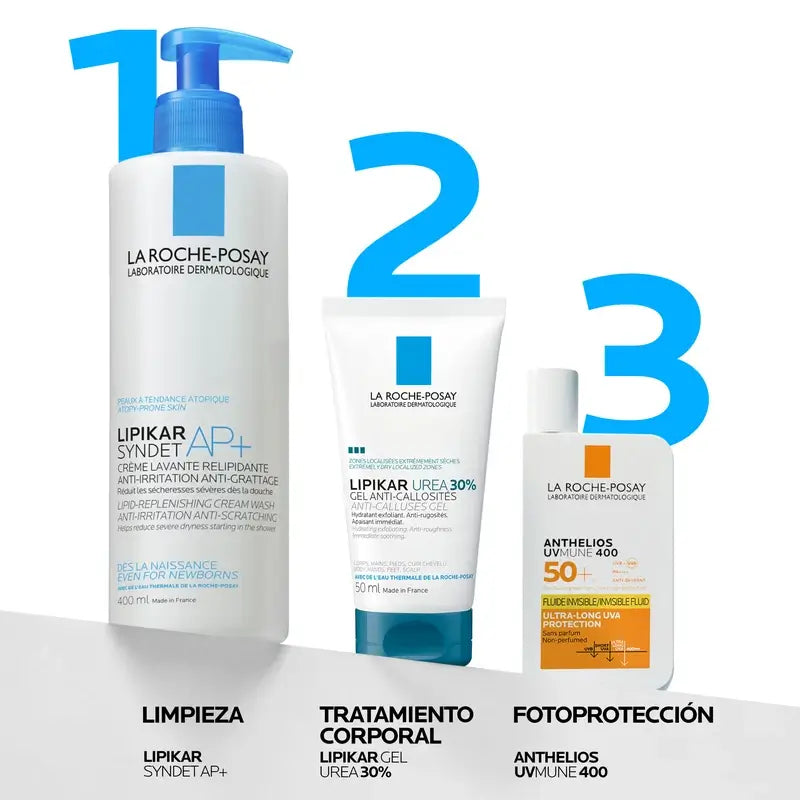 La Roche Posay Lipikar Urea Gel 30% - Gel hydratant à l'urée, 50 ml