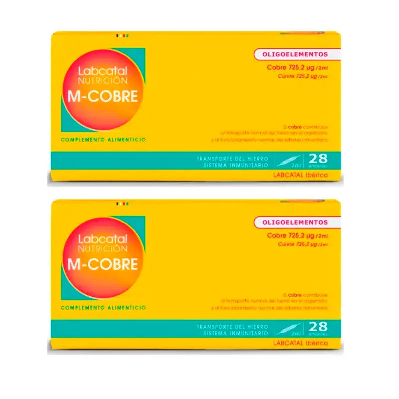 Labcatal Manganèse-Cuivre, 2X28 Ampoules