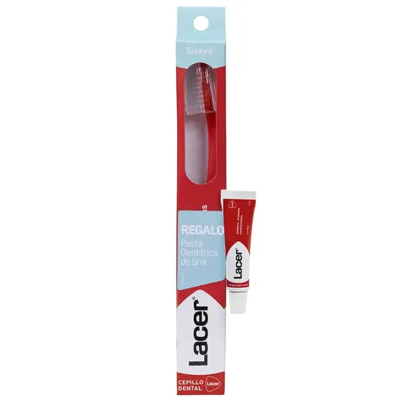 Lacer Brosse à dents douce + Dentifrice 5Ml