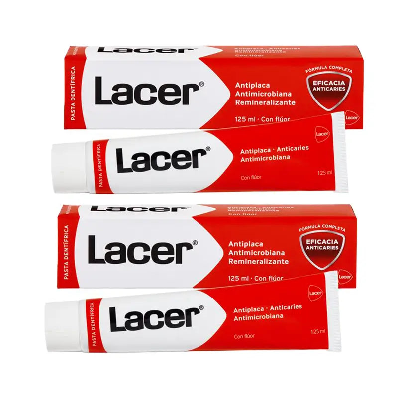 Lacer Duplo Dentifrice Anti-Cavité Avec Fluorure 125 Ml