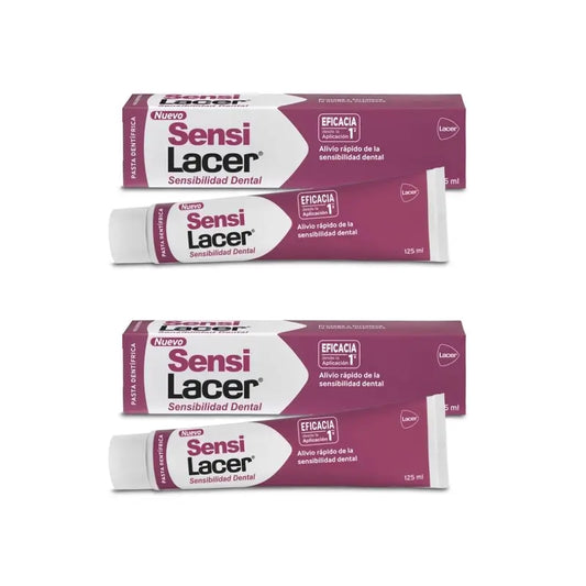 Lacer Duplo Sensilacer Dentifrice, 2 x 125 Ml