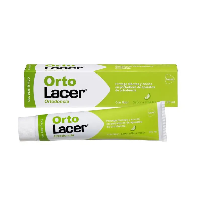 Lacer Ortolacer Fresh Lime Toothpaste Gel 125 ml