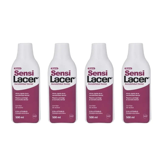Rince-bouche Lacer Sensilacer, paquet de 4 x 500 ml