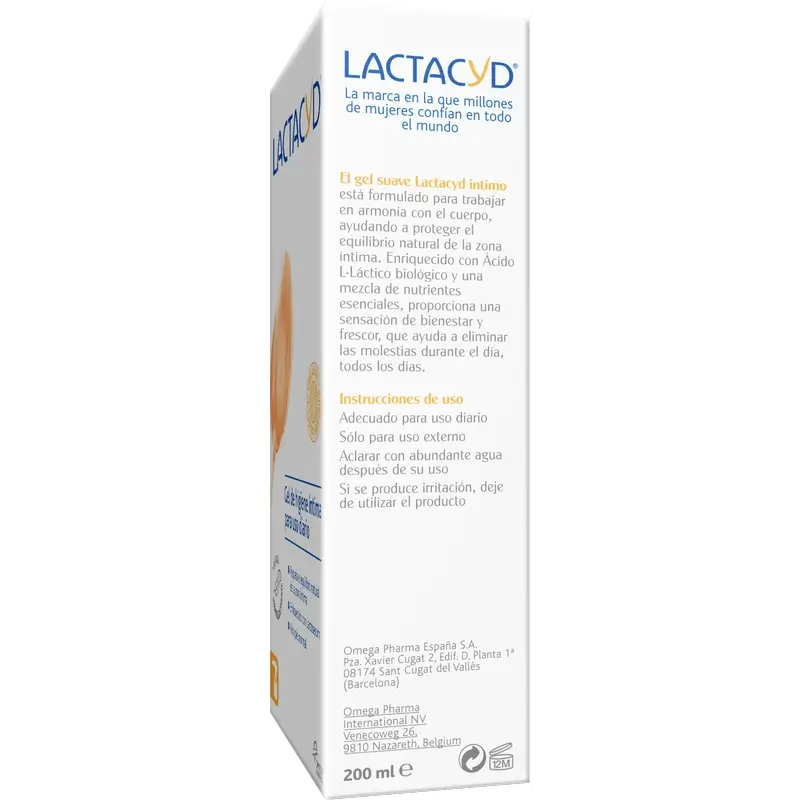 Lactacyd Gel Hygiène Intime Usage quotidien 200 ml