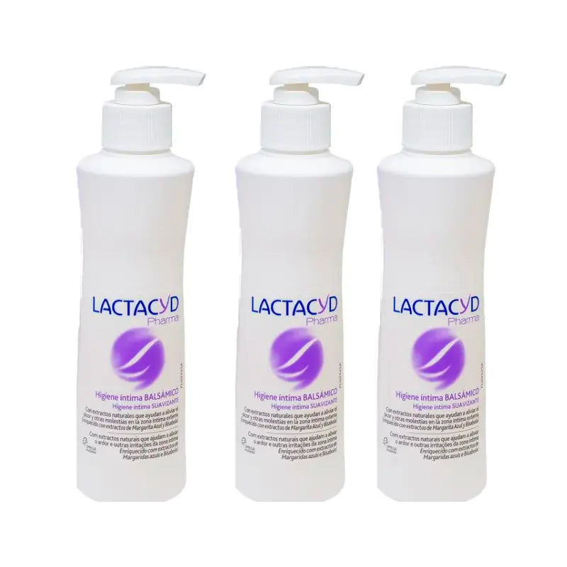 Lactacyd Pharma Triplo Hygiène intime Balsamique 3 x 250 ml