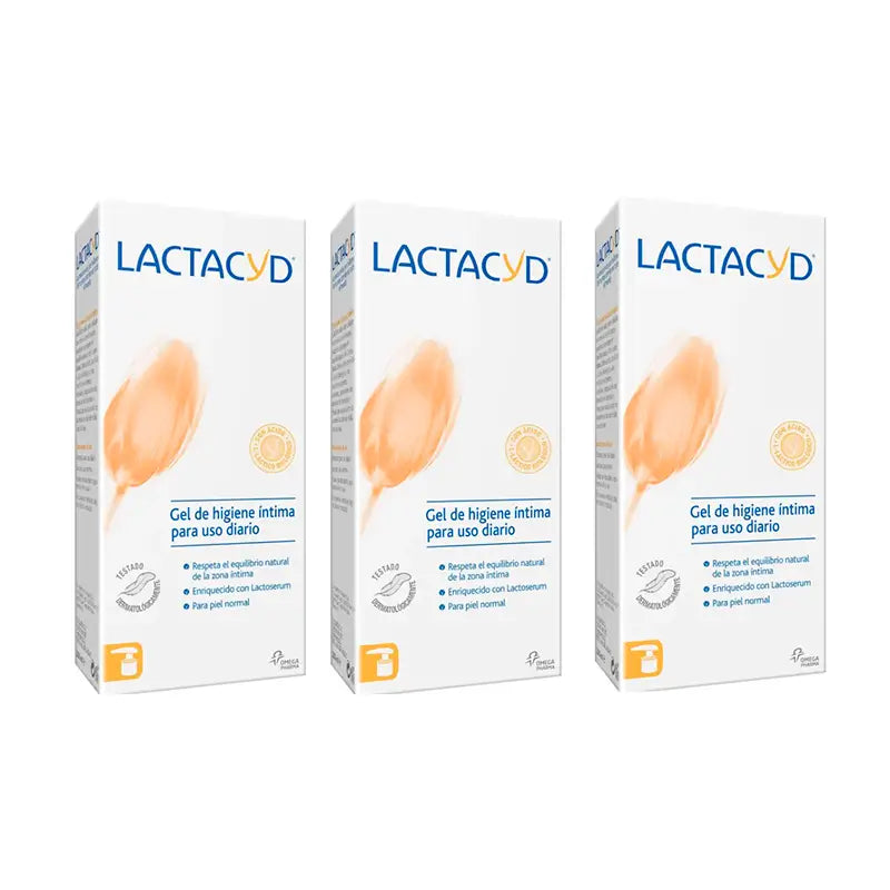 Lactacyd Triplo Gel d'hygiène intime Usage quotidien 3 x 200 ml