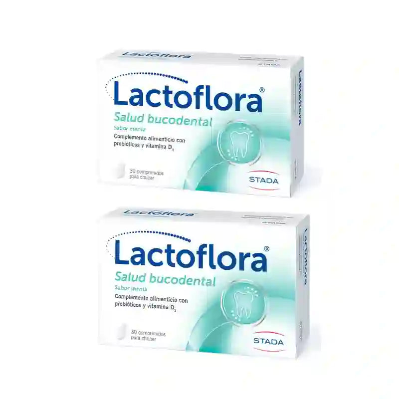 Lactoflora Bucodental Menthe Poivrée, 2X30 Comprimés