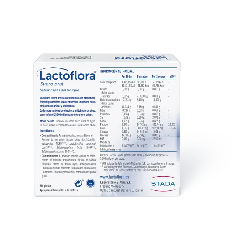Lactoflora Oral Serum, 6 enveloppes