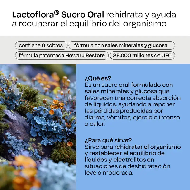 Lactoflora Oral Serum With Probiotics, Prebiotics And Mineral Salts Orange Flavour , 6 Sachets