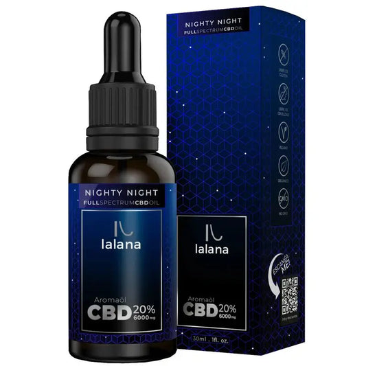 Lalana Cbd Nighty 20% Huile de Cbd, 30 ml