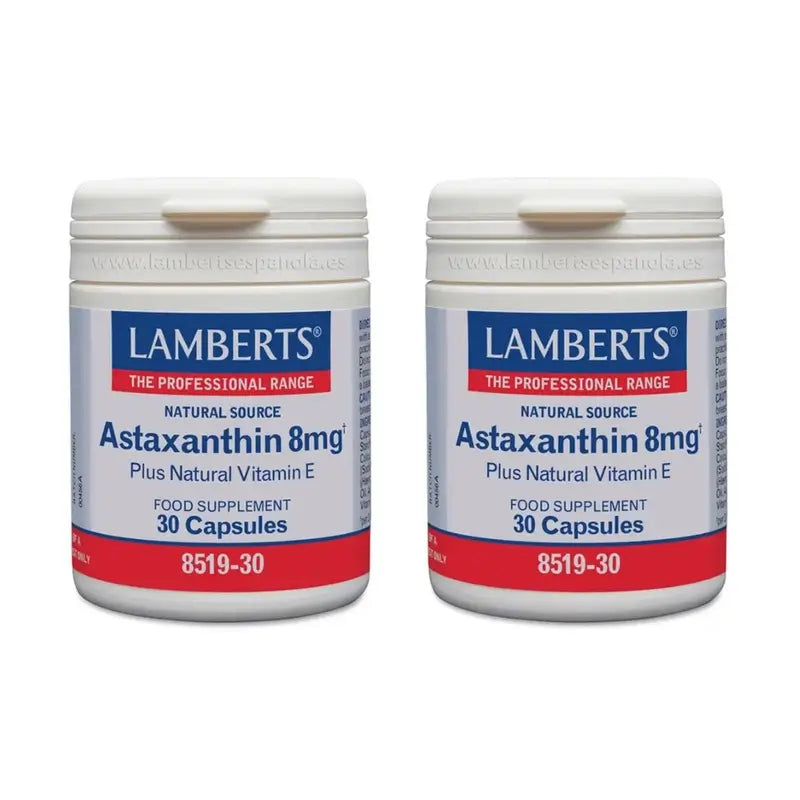 Lamberts Astaxanthine Avec Vitamine E , 2X30 Capsules