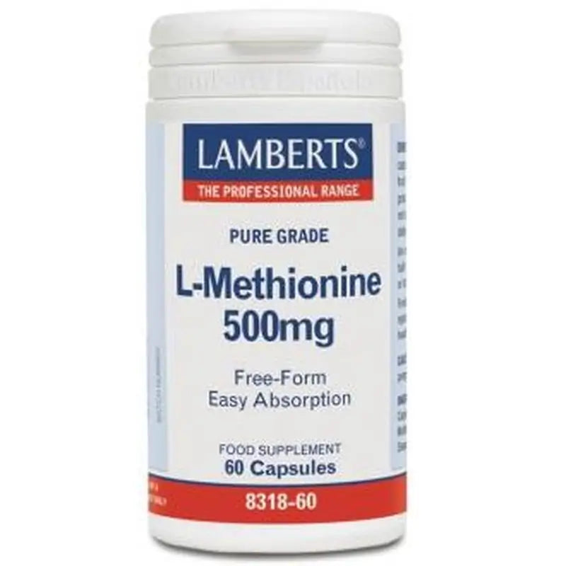 Lamberts L-Metionina 500 Mg. 60  Cápsulas 