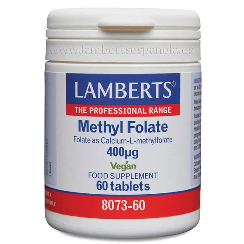 Lamberts Methyl Folate 400 mg, 60 comprimés