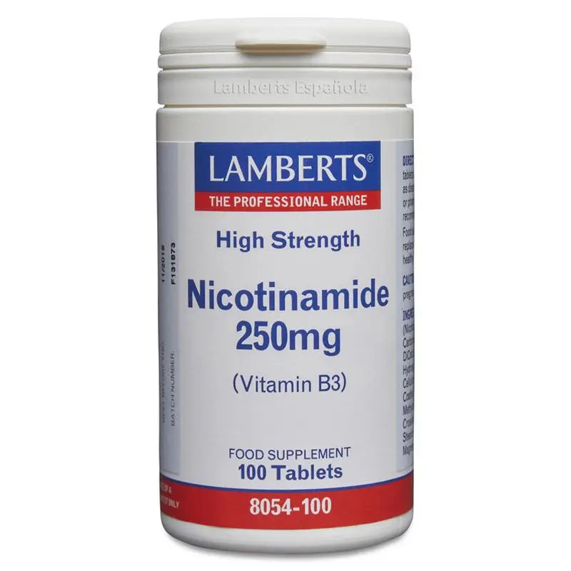 Lamberts Nicotinamide (Vit B3) , 100 capsules