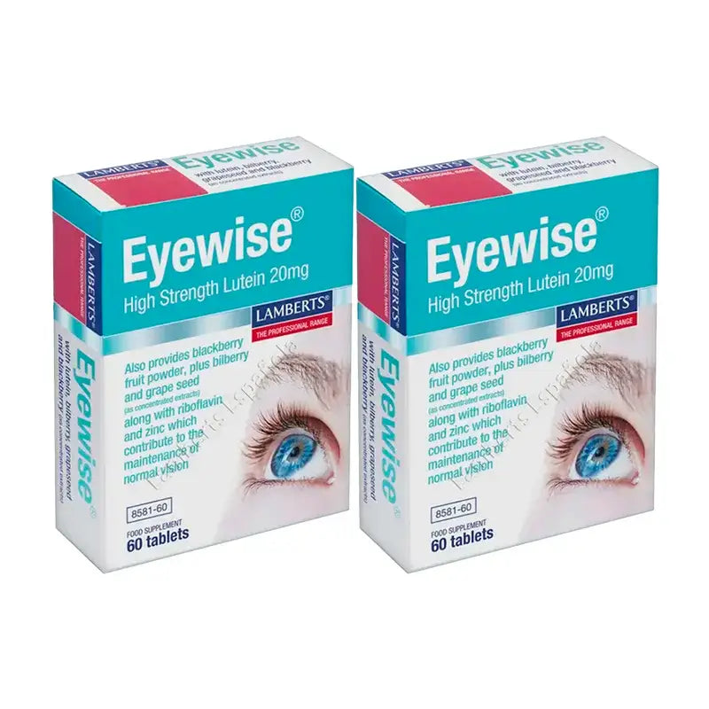 Lamberts Eyewise Pack, 2 X 60 Comprimés