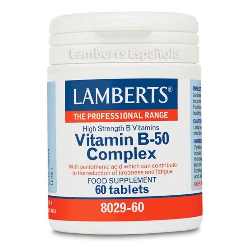 Lamberts Vitamin B-50 Complex 60 Comp.