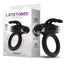 Latetobed Vibrating Ring With Bunny Usb Silicone Black