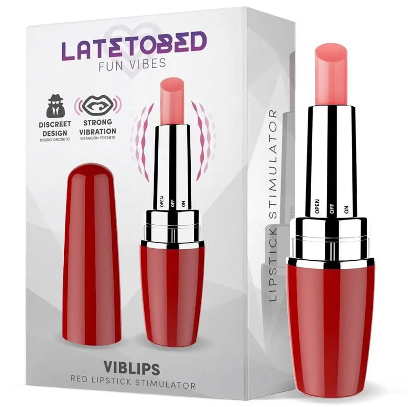 Latetobed Viblips Stimulator Red Lipstick