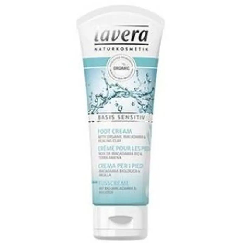 Lavera Foot Cream Macadamia + Clay 75Ml. Bio