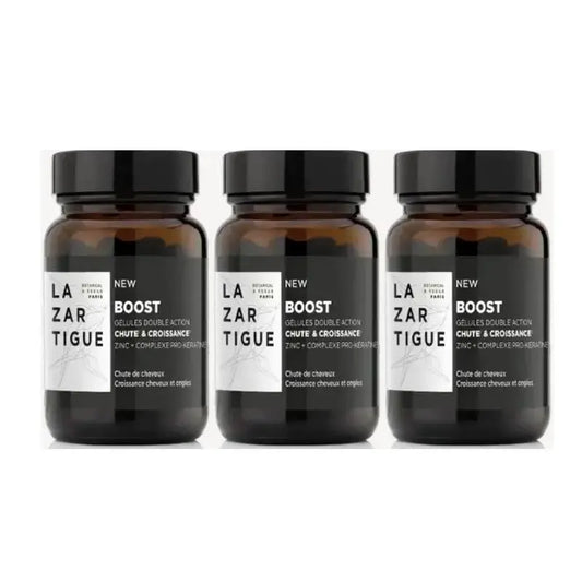 Lazartigue Gélules contre la chute des cheveux, Pack 3 x 30 gélules