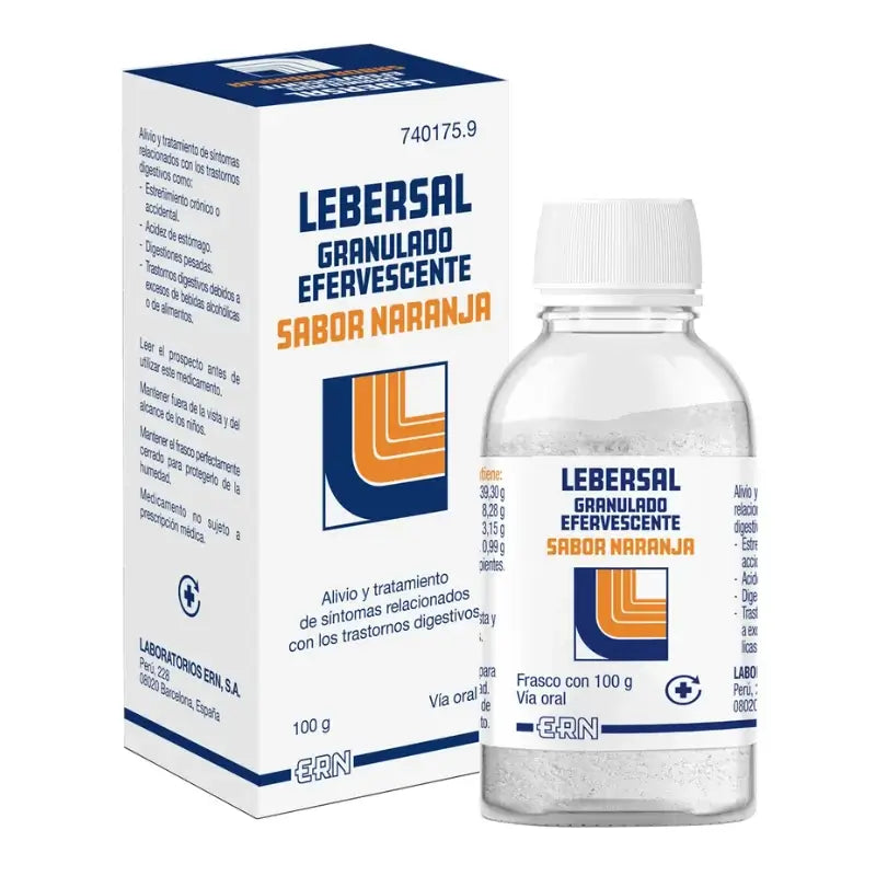 Lebersal Granules Effervescents Orange 100 g